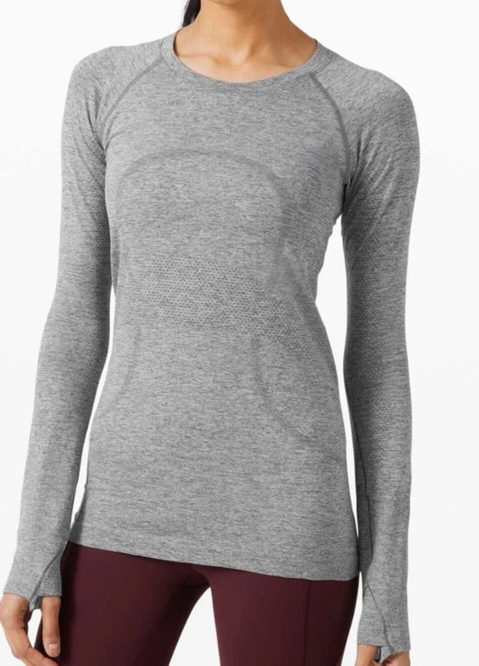 Lululemon Swiftly Tech Long Sleeve Top Sz 8